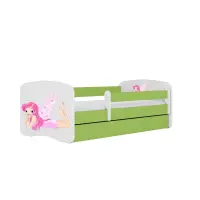 Detská Posteľ. Babydreams+Sz+M Zelená 80x180 Víla 2