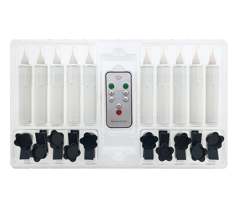 Sviečky LED 3D 10 ks HD-500