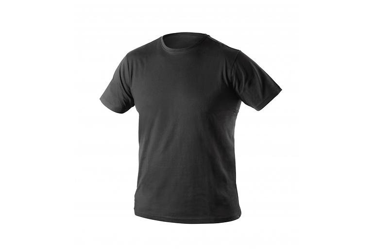 Čierne bavlnené tričko VILS, veľkosť L