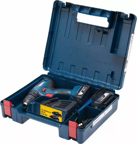 Skrutkovač - vŕtačka Bosch Professional 18V 2x2Ah GSR 180 LI,2