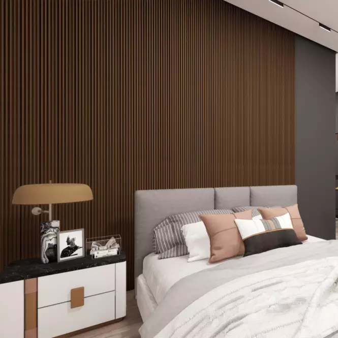 Lamelový panel MODERN LINE SLIM Dark 12x122x2650mm
