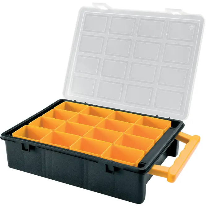 Dielenský organizér so 16 vyberateľnými boxami 3351V 242x188x60 mm
