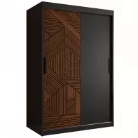 Skriňa Malakka 120 čierna