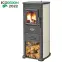 Oceľové kachle Berna Lux 5,3 KW béžové