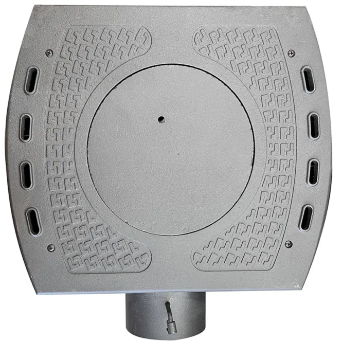 Oceľové kachle Berna Lux 5,3 KW béžové,6