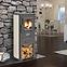 Oceľové kachle Berna Lux 5,3 KW bezovy,8