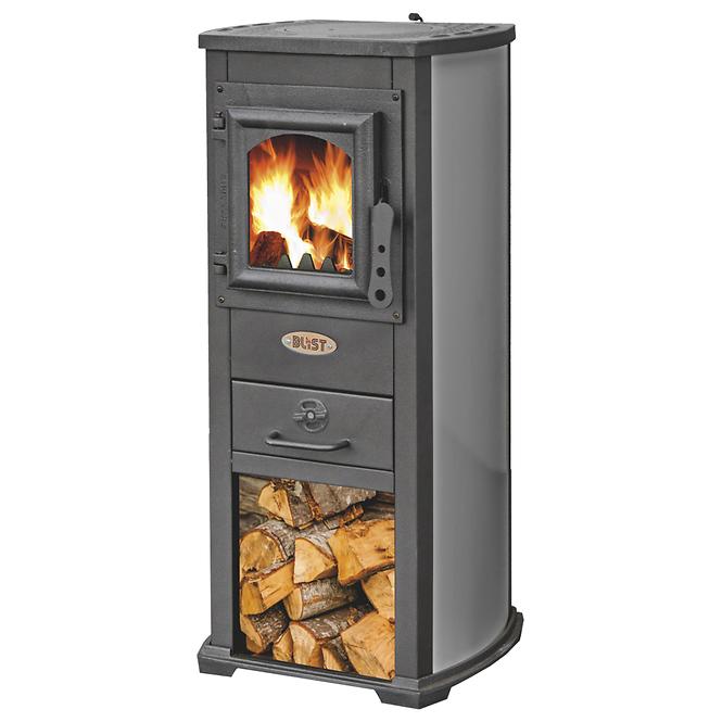 Oceľové kachle Berna Lux 5,3 KW