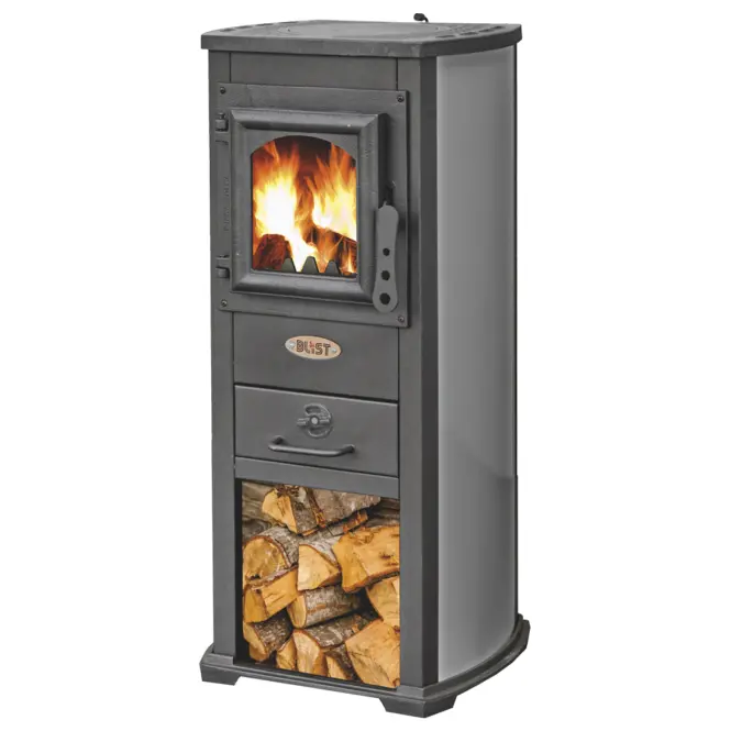 Oceľové kachle Berna Lux 5,3 KW,2