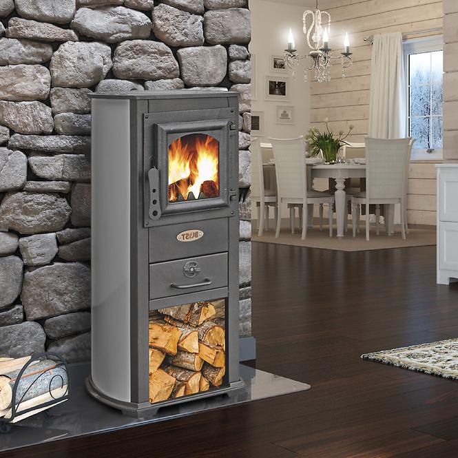 Oceľové kachle Berna Lux 5,3 KW