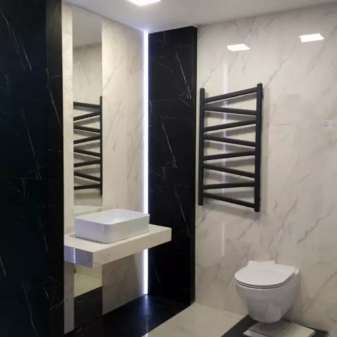 Kúpeľňový radiátor Mix Kalipso Mk 120/50 1200x540 mm čierna