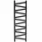 Kúpeľňový radiátor Mix Kalipso Mk 140/50 1400x540 mm čierna