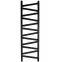 Kúpeľňový radiátor Mix Kalipso Mk 140/50 1400x540 mm čierna