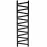 Kúpeľňový radiátor Mix Kalipso Mk 160/40 1600x440 mm čierna