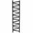 Kúpeľňový radiátor Mix Kalipso Mk 180/40 1800x440 mm čierna