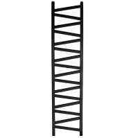 Kúpeľňový radiátor Mix Kalipso Mk 180/50 1800x540 mm čierna