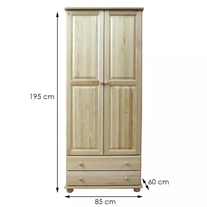 Skriňa 85 cm borovice