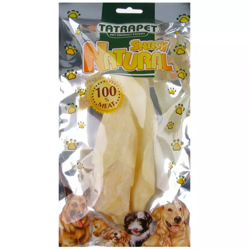 Ucho hovädzie biele 20-25 cm 1 ks Snack Natural