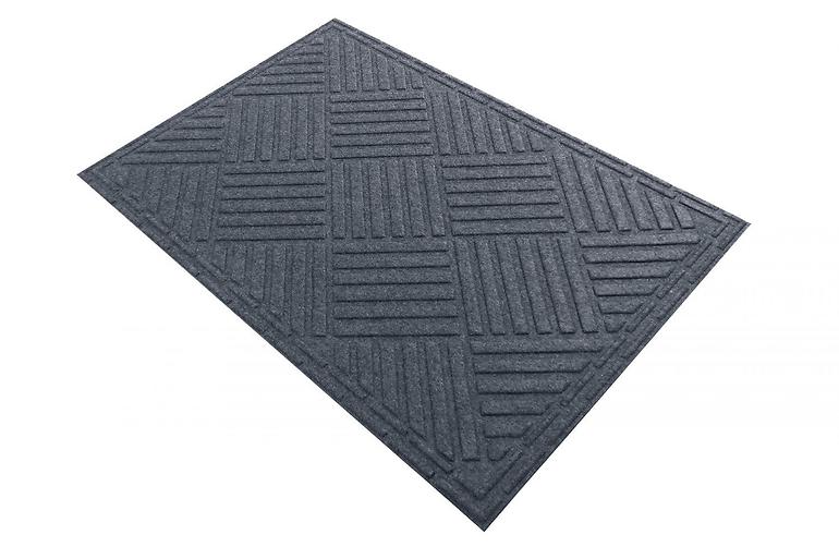 Rohož Textile K-502-2 45x75 cm šedá