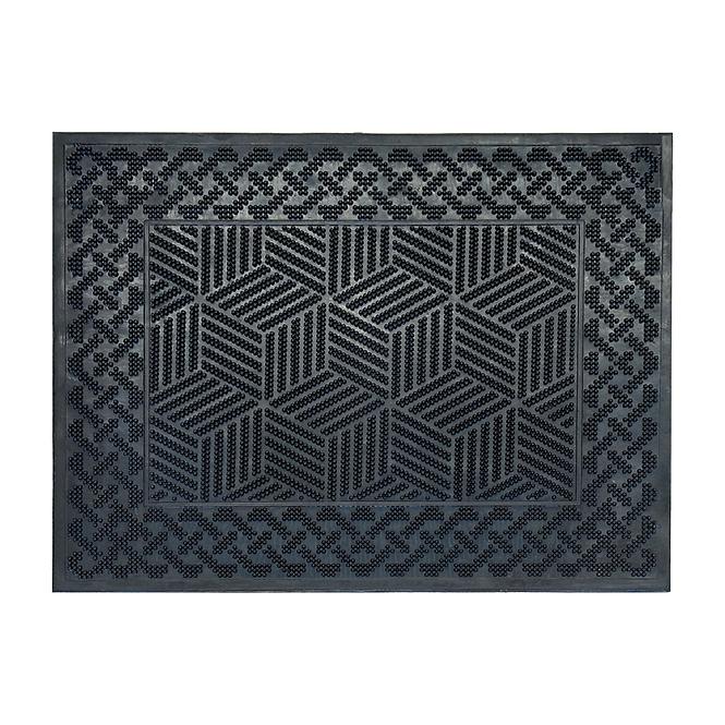 Gumená rohož exteriérová Emma K-303 55x41 cm geometric