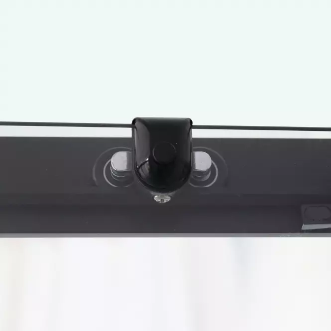 Sprchový kút štvrťkruhový Elize 90x90x200 black
