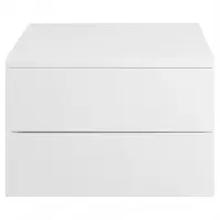 Nočný stolík Double biela 95760