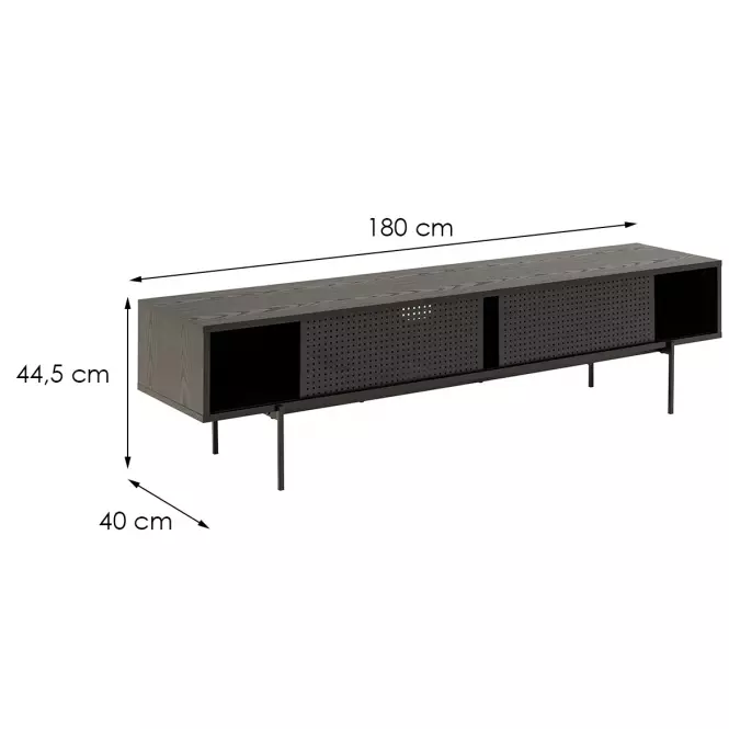 TV stolík Full II čierna