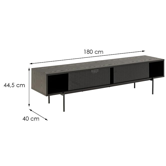 TV stolík Full II čierna