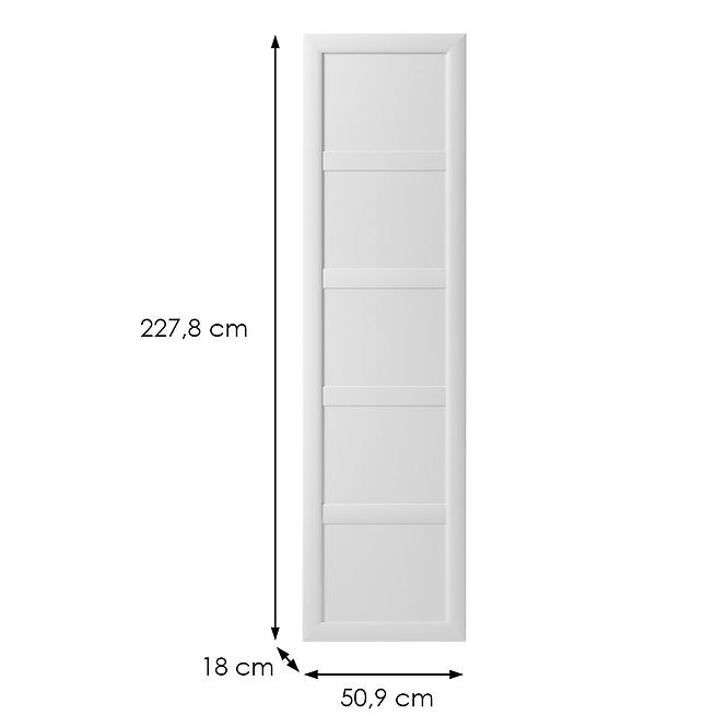 Dvierka skrine 2278 rám biely platinový