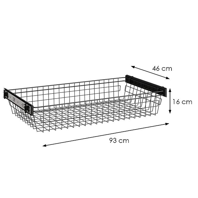 Výsuvný kôš na bielizeň do skrine  2D Ultra