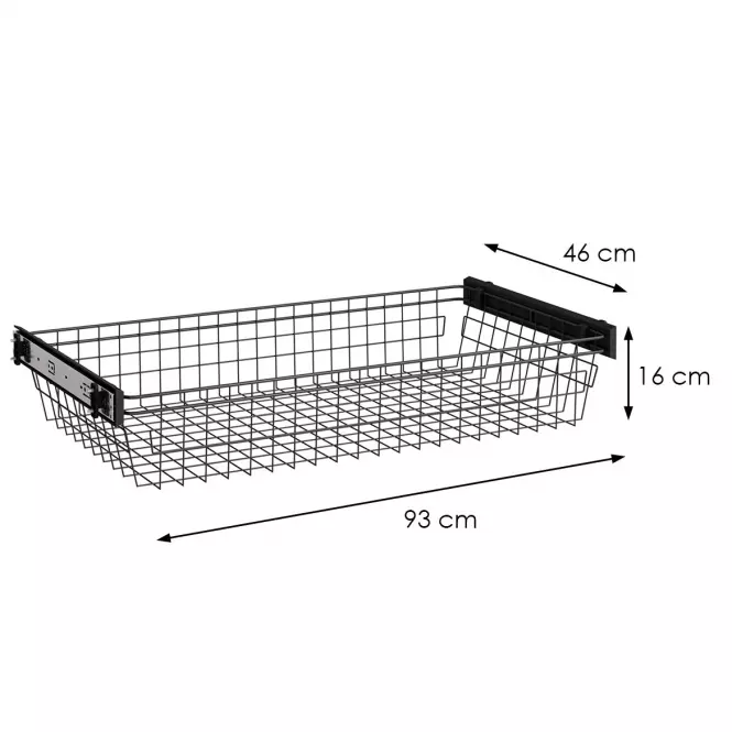 Výsuvný kôš na bielizeň do skrine  2D Ultra,2