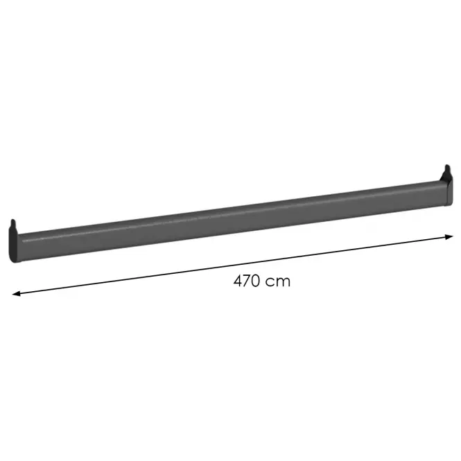 Tyč skrine 1D bez LED Ultra,2