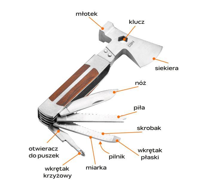 Neo Multifunkčný nástroj 11v1 63-112 NEO