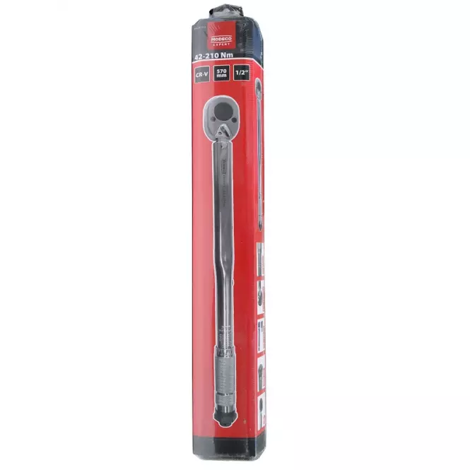 Momentový kľúč Modeco 1/2" 42-210NM,2