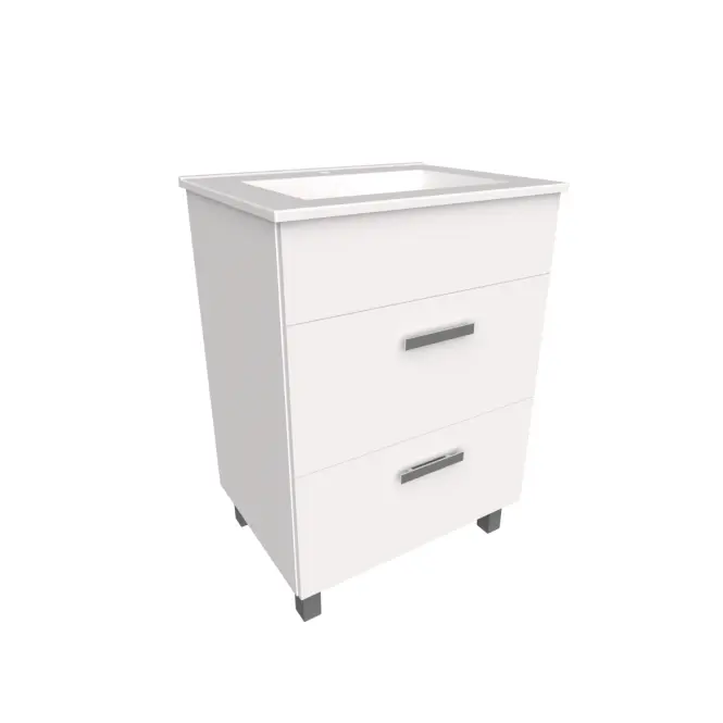 Skrinka Beru 60 cm 2S biela,2