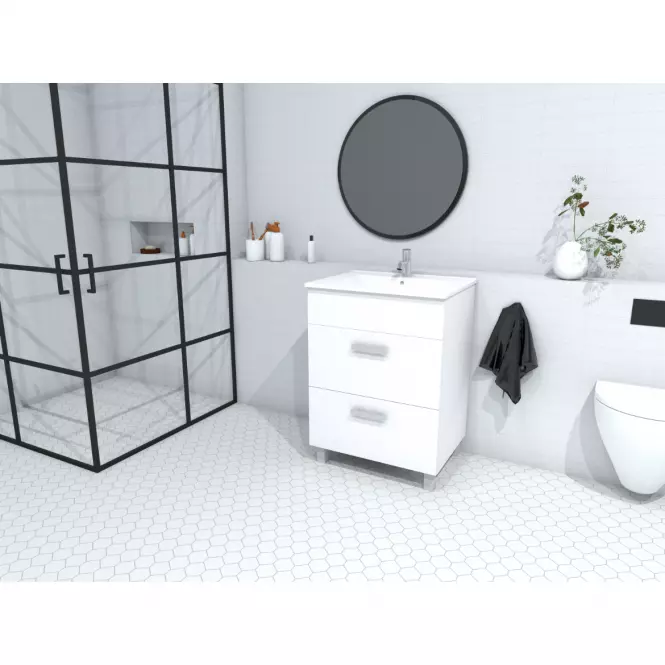 Skriňka Beru 60cm 2S biela ,5
