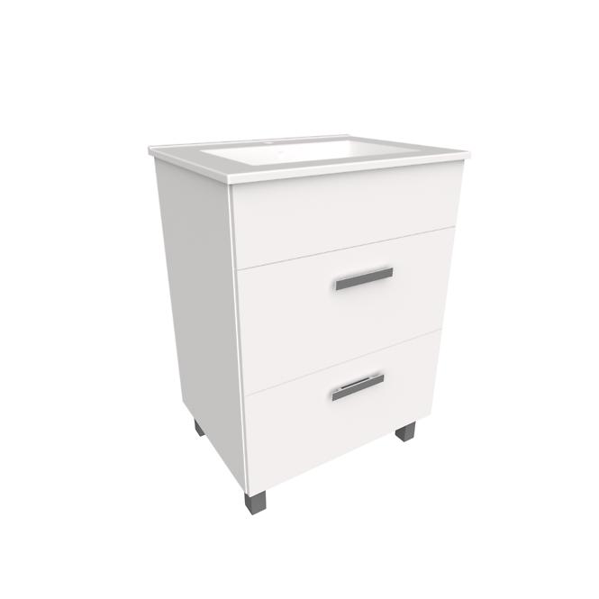Skriňka Beru 60cm 2S biela 