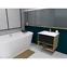 Kúpeľňová skrinka pod umývadlo Kiano 60cm 1S dub/čierna,4
