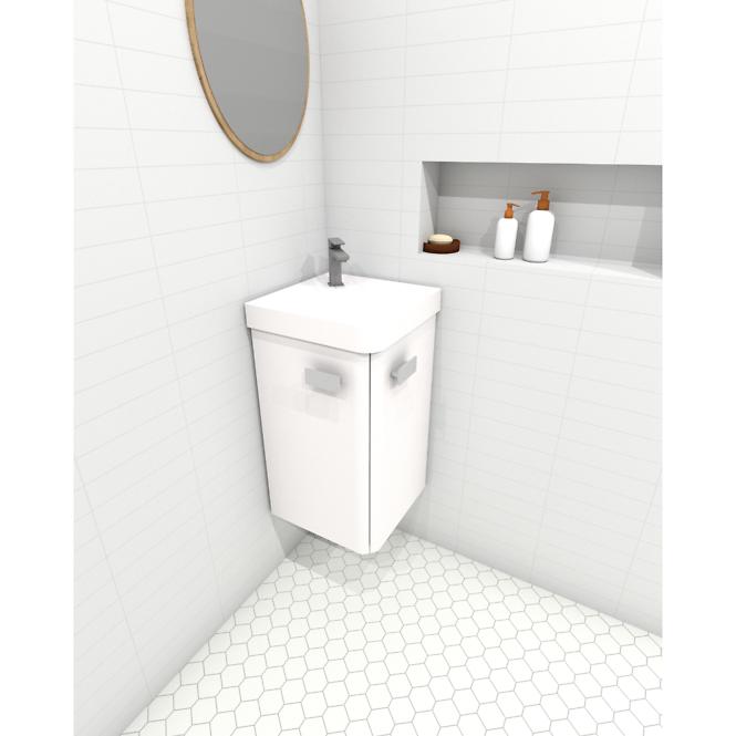 Kúpeľňová zostava Roner 30cm 2D biela