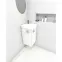 Kúpeľňová zostava Roner 30cm 2D biela,4