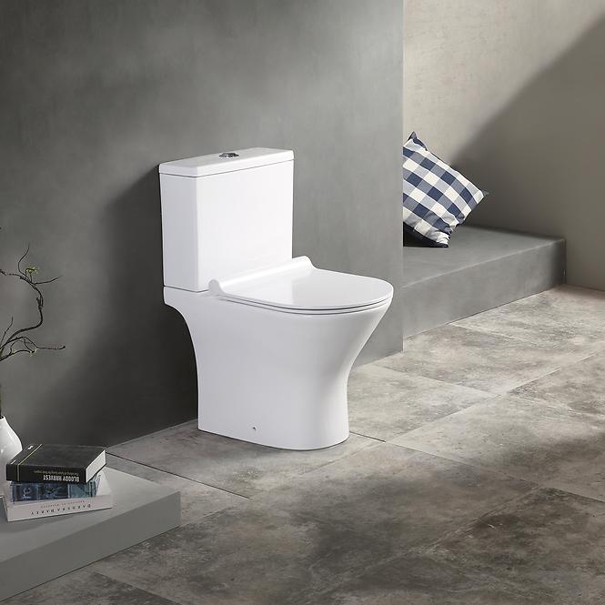 WC Kombi bez goliera Habari s doskou voľne padajúca,4