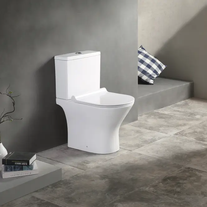 WC Kombi bezokrajové Habari s doskou voľne padajúca
