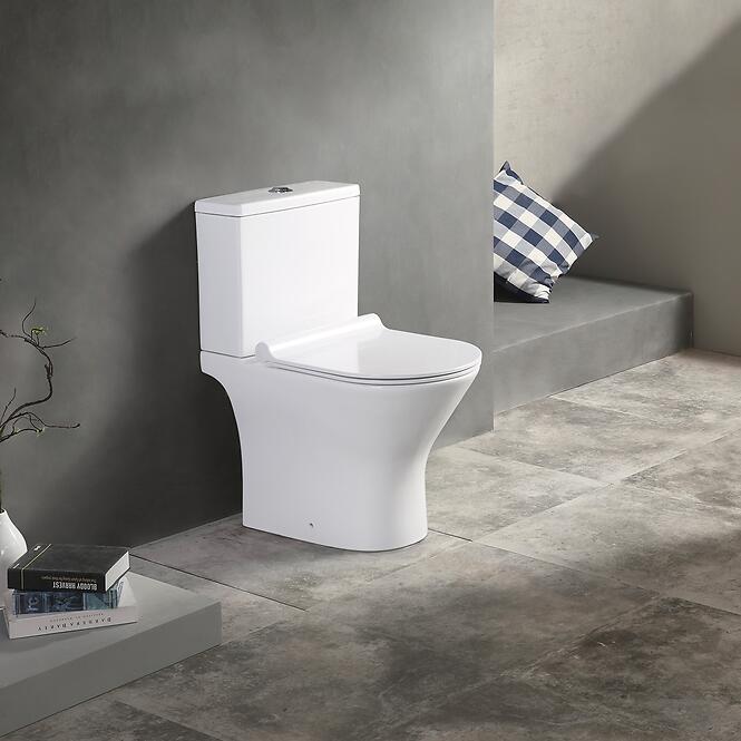 WC Kombi bezokrajové Habari s doskou voľne padajúca
