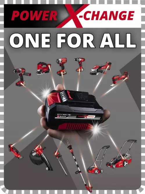 Einhell Power X-Change Starter Kit  18 V/2,5 AH,4