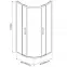 Sprchový kút Aura 90x90x190 black,2