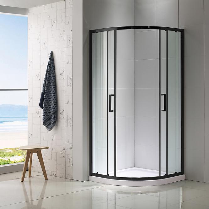 Sprchový kút Aura 90x90x190 black