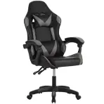 Kreslo pre Hráča Fotyn 8684 čierna/sivá