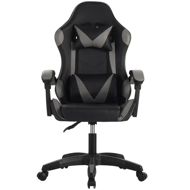 Kreslo pre Hráča Fotyn 8684 čierna/sivá,3