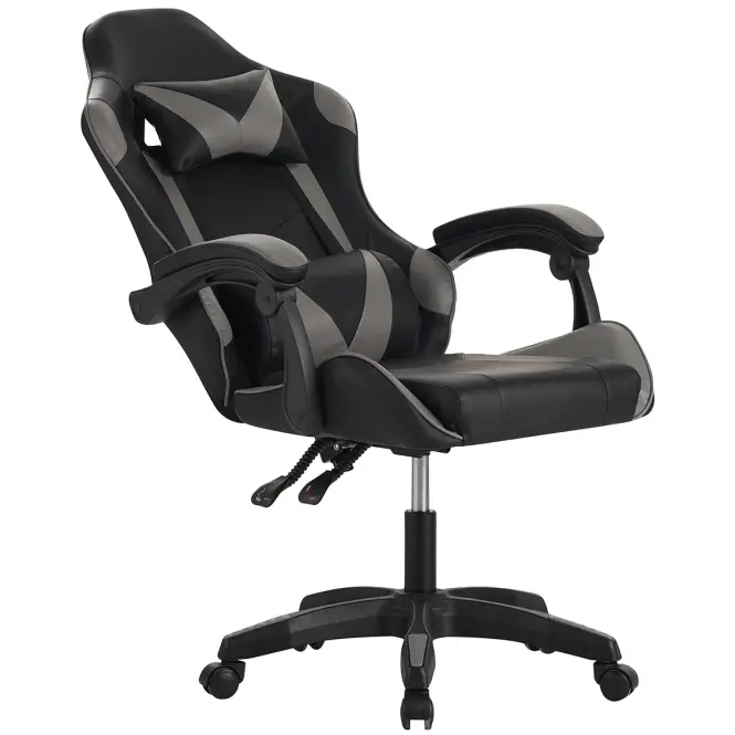 Kreslo pre Hráča Fotyn 8684 čierna/sivá,4
