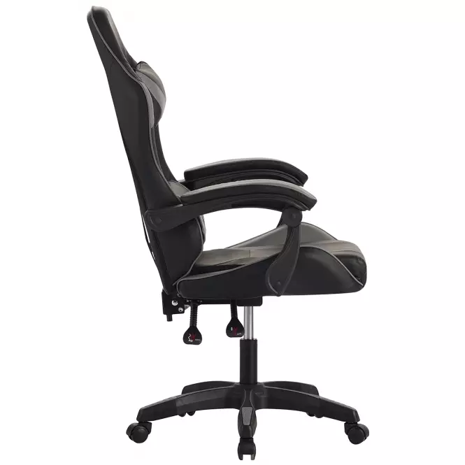 Kreslo pre Hráča Fotyn 8684 čierna/sivá