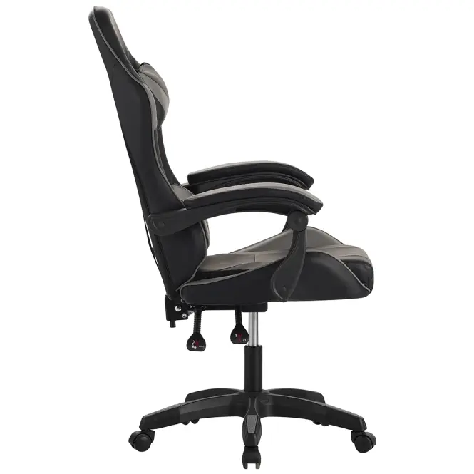 Kreslo pre Hráča Fotyn 8684 čierna/sivá,5